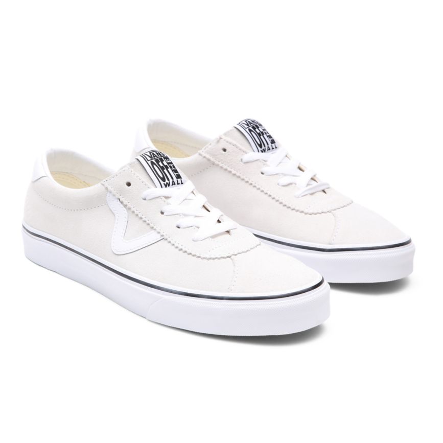 Vans Suede Sport Dam Vita - Vans Låga Skor Storleksguide (SPILN6742)